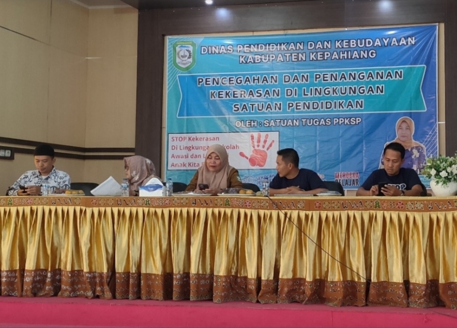 Antisipasi Dini, Dinas Pendidikan dan Kebudayaan Kepahiang Gelar Sosialisasi Pencegahan dan Penanganan Kekerasan di Lingkungan Sekolah